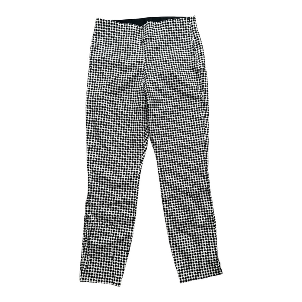Old Navy Women's Black and White Houndstooth Ankle Pants Size 6